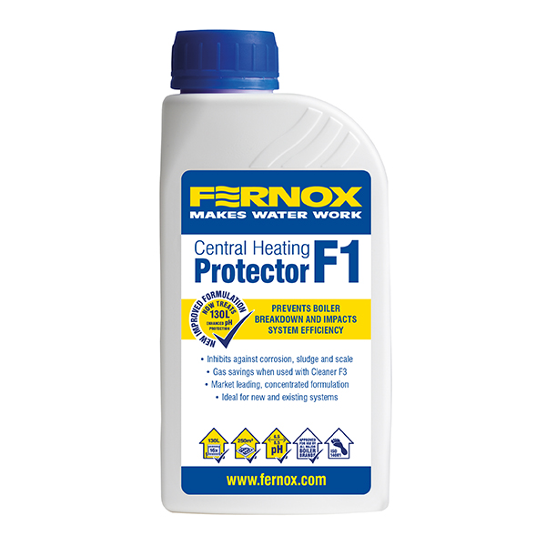 F1  - Protector is the market leading inhibitor which protects against corrosion and limescale formation in domestic central heating systems. - 1 pint.